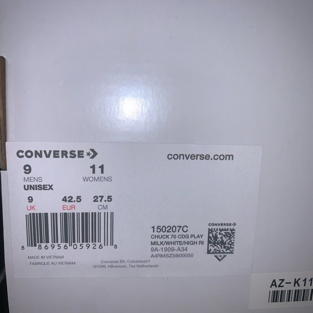 CDG Chucks - Picture 4 of 4